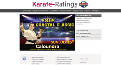 Desktop Screenshot of karate-ratings.com